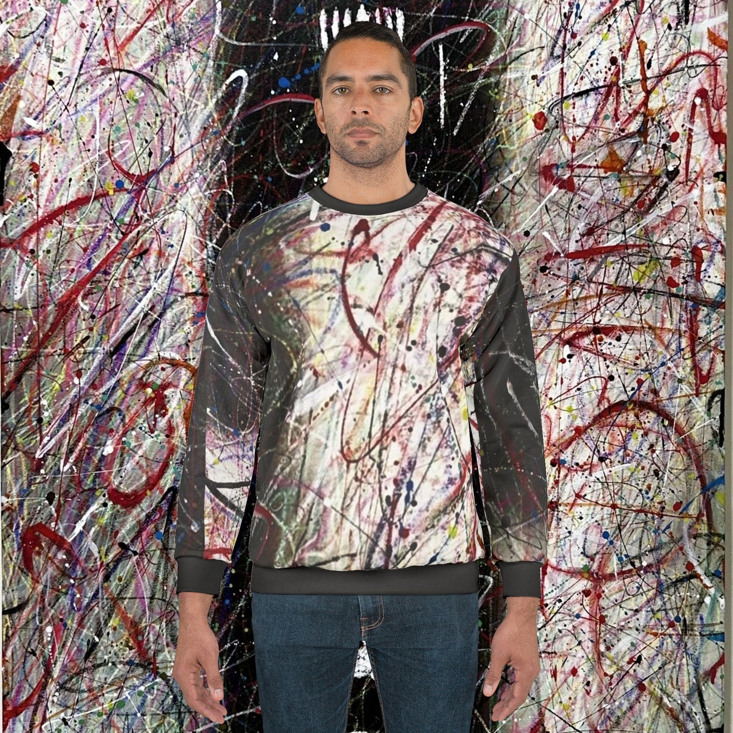 Unisex Abstract Art Sweatshirt