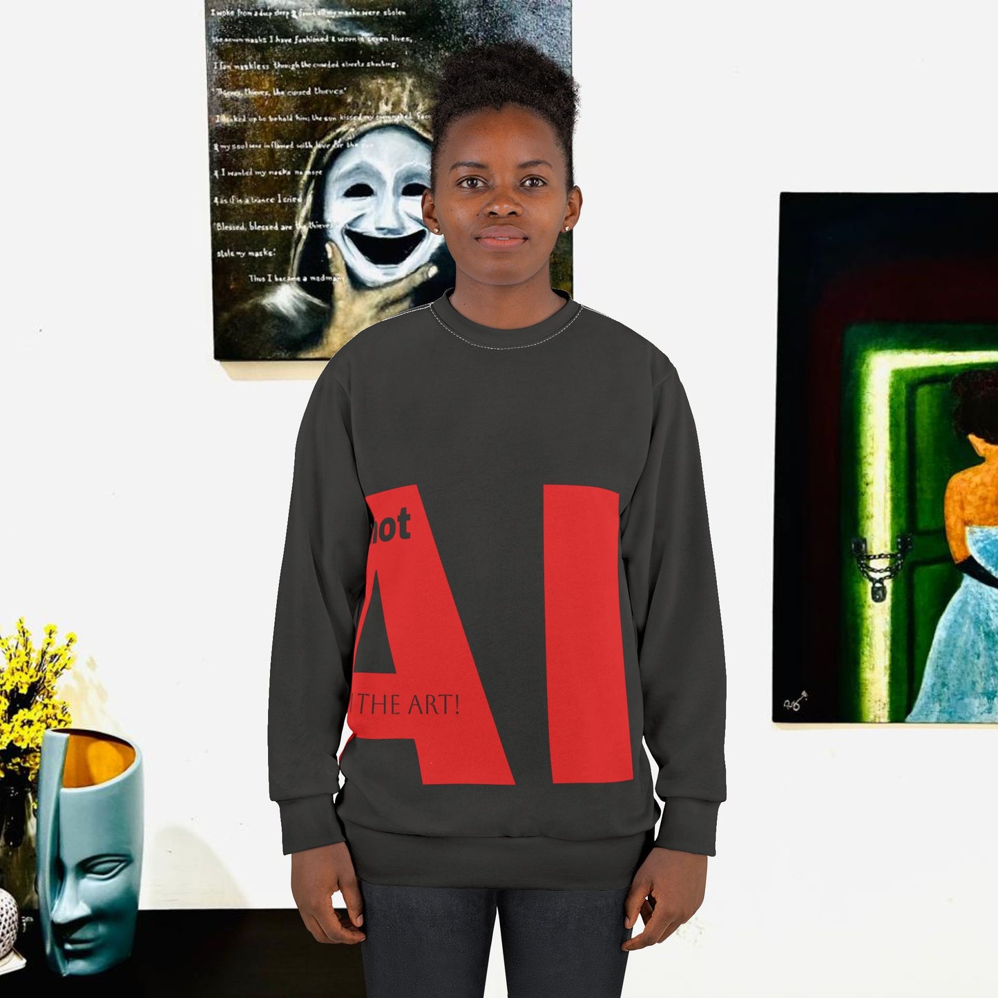 Not AI - Unisex Sweatshirt