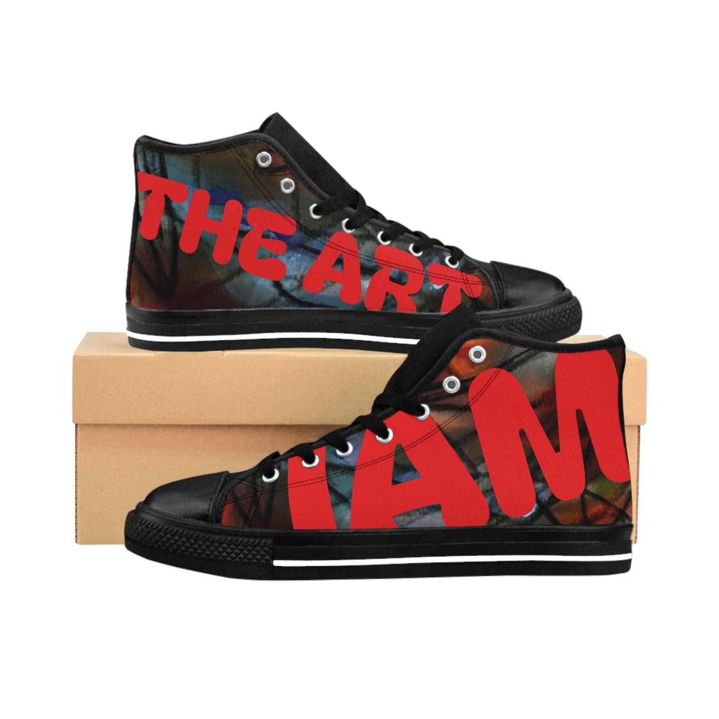 "I AM THE ART" Unisex Classic Sneakers