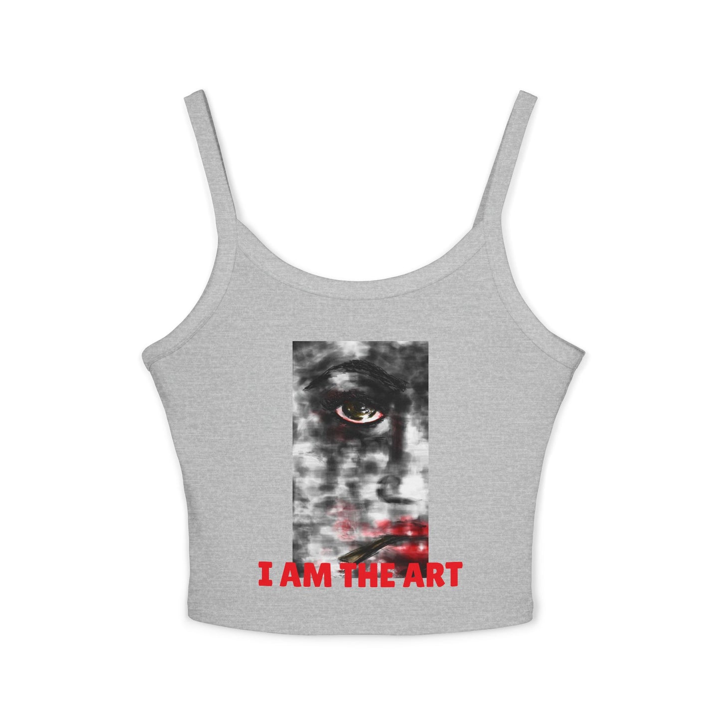 I AM THE ART – Women’s Cropped Tank Top