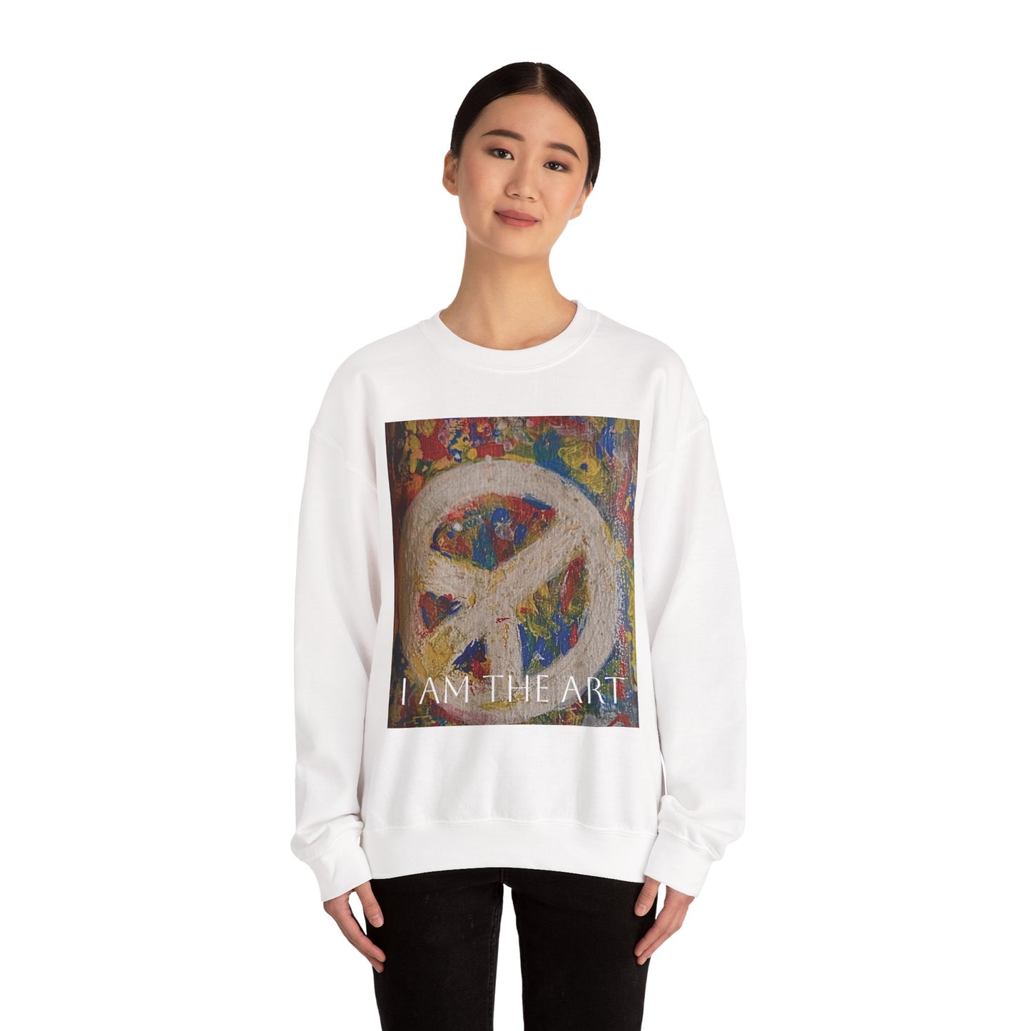 Peace and Calm Unisex Heavy Blend™ Crewneck Sweatshirt