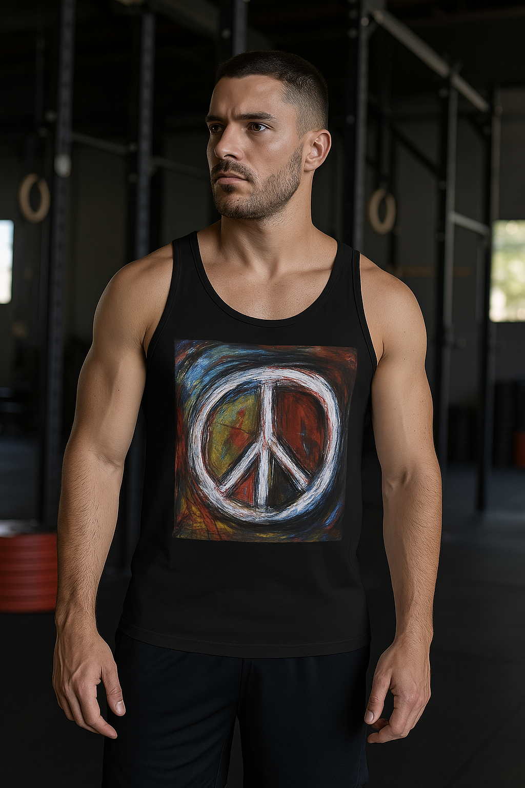 "Peace in Motion" Unisex Jersey Tank