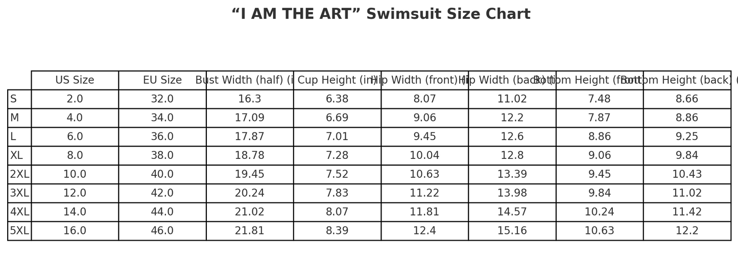 I AM THE ART Women's Bikini