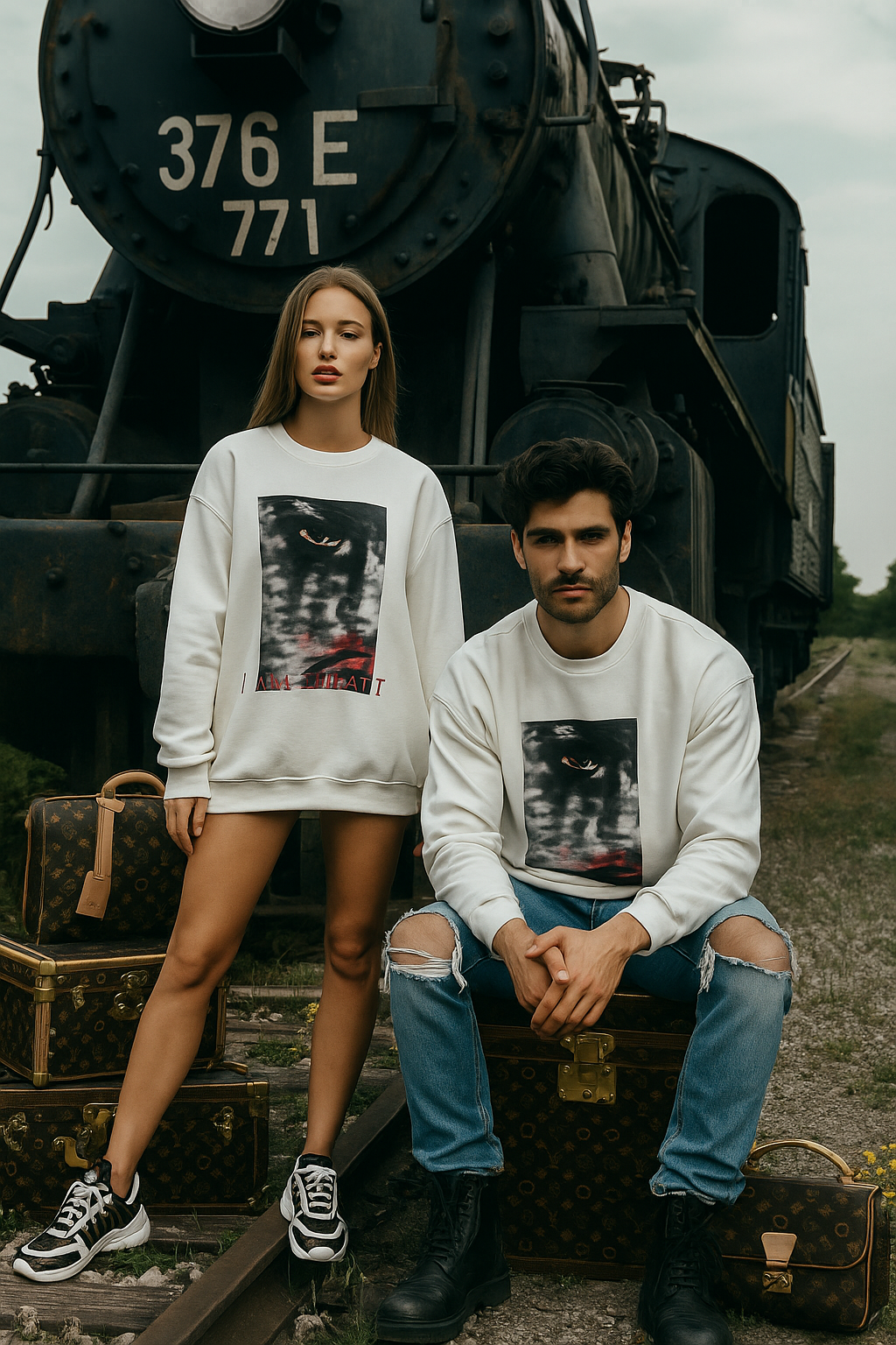 Unisex Sweatshirt – The Smokey Eyes