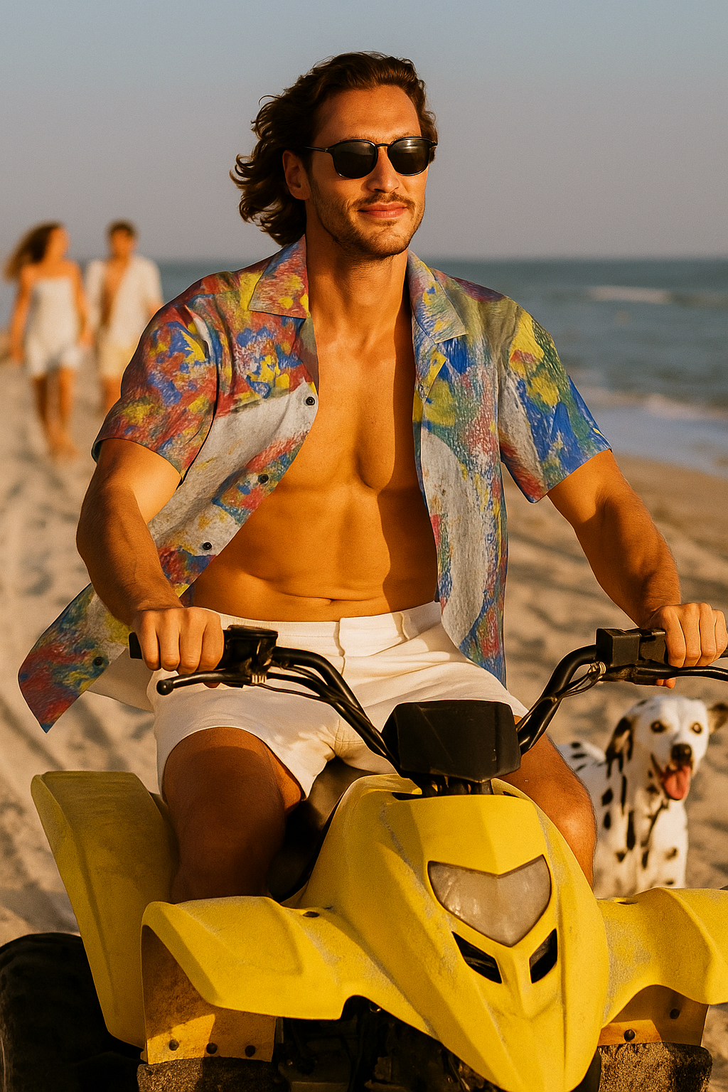 Men’s Hawaiian Shirt – Original Artwork Edition by Riz Malik Studios