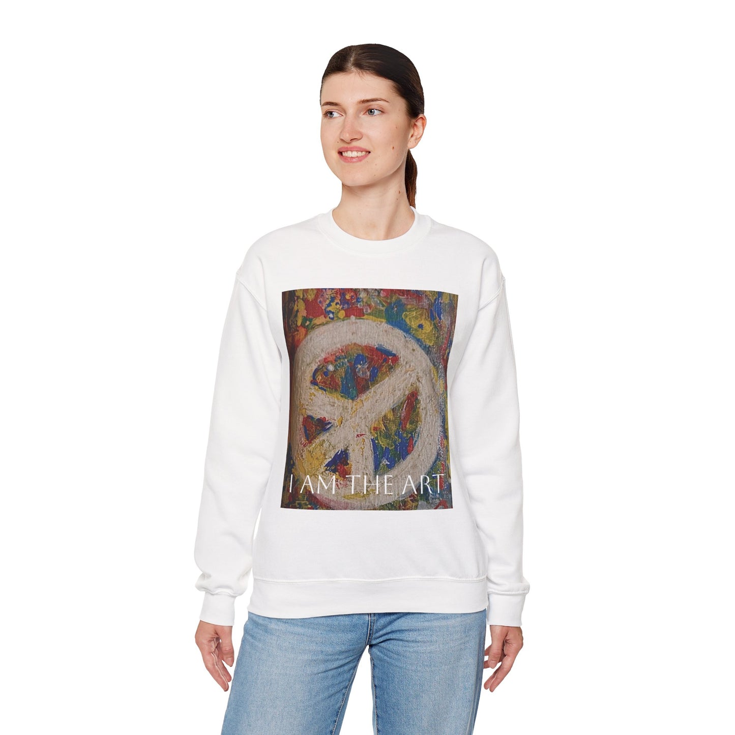 Peace and Calm Unisex Heavy Blend™ Crewneck Sweatshirt