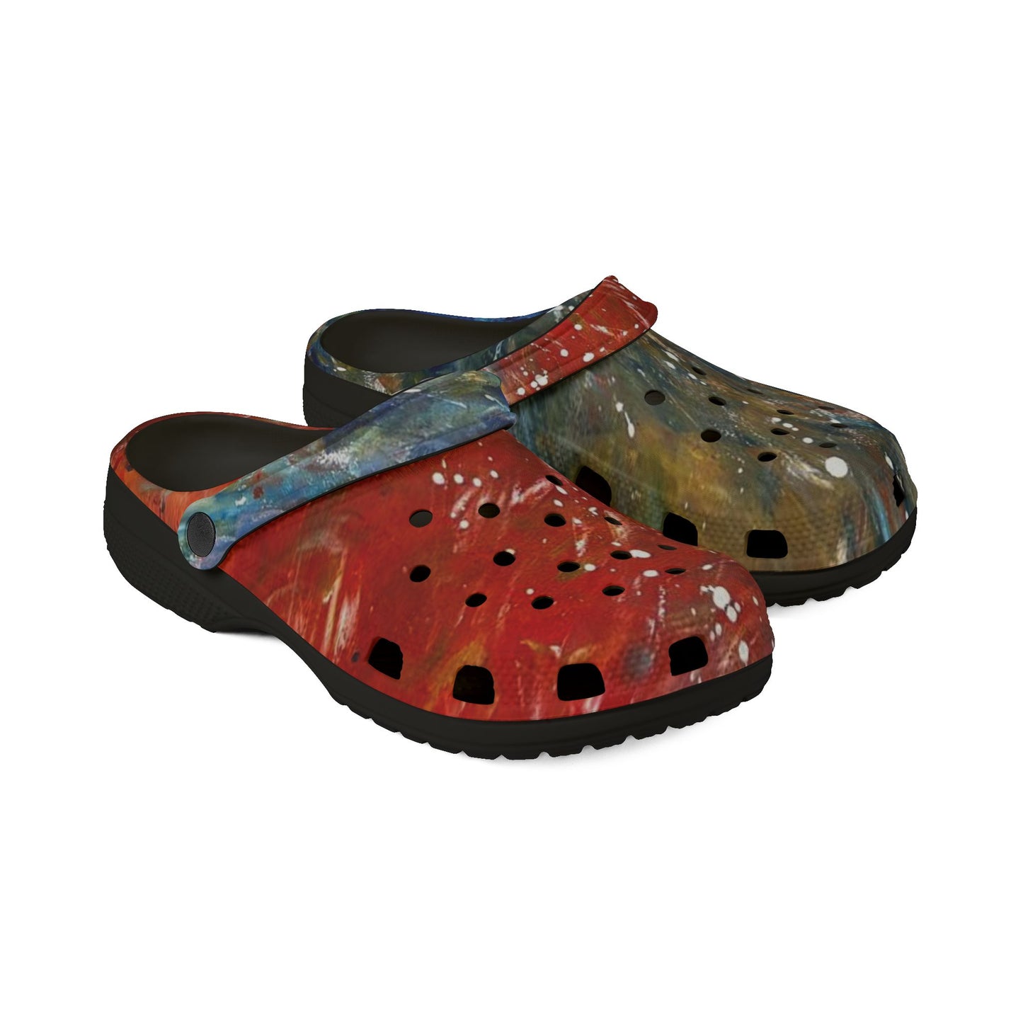 Elemental Balance Unisex Clogs – Fire & Water Edition