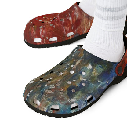 Elemental Balance Unisex Clogs – Fire & Water Edition