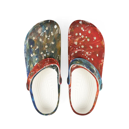 Elemental Balance Unisex Clogs – Fire & Water Edition