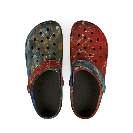 Elemental Balance Unisex Clogs – Fire & Water Edition