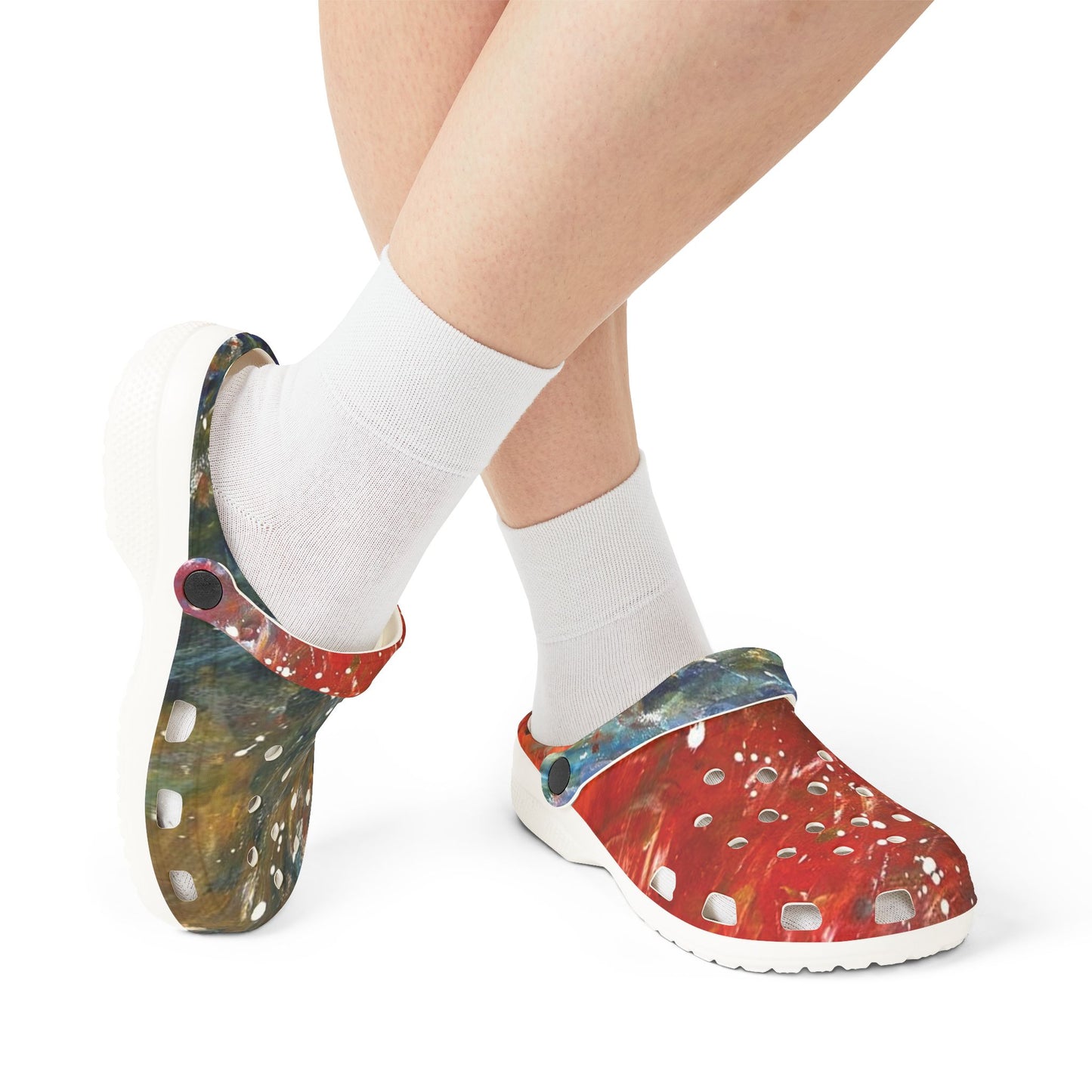 Elemental Balance Unisex Clogs – Fire & Water Edition