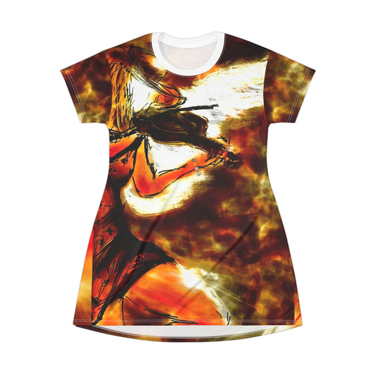 "The Entertainer" T-Shirt Dress