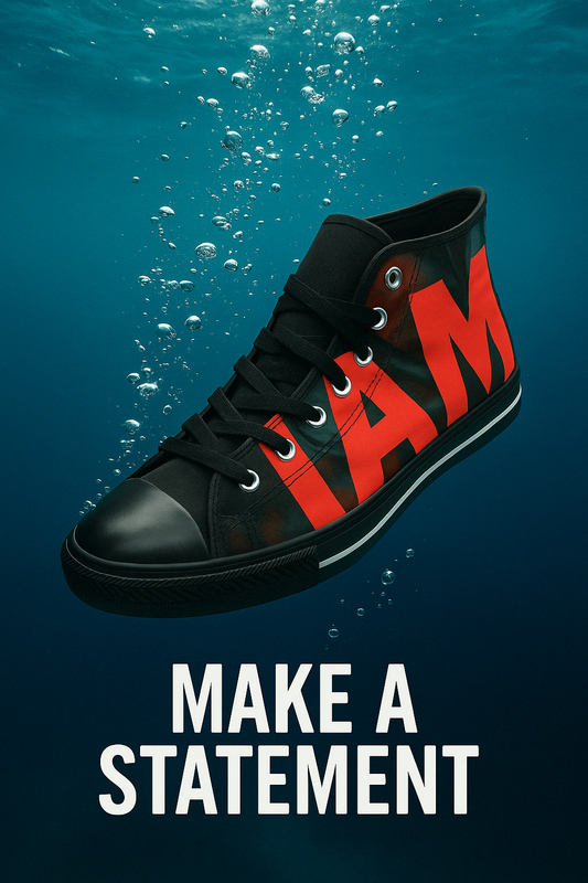 "I AM THE ART" Unisex Classic Sneakers
