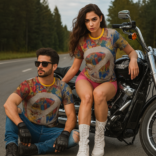 Unisex Peace Symbol T-Shirt – Riz Malik Studios