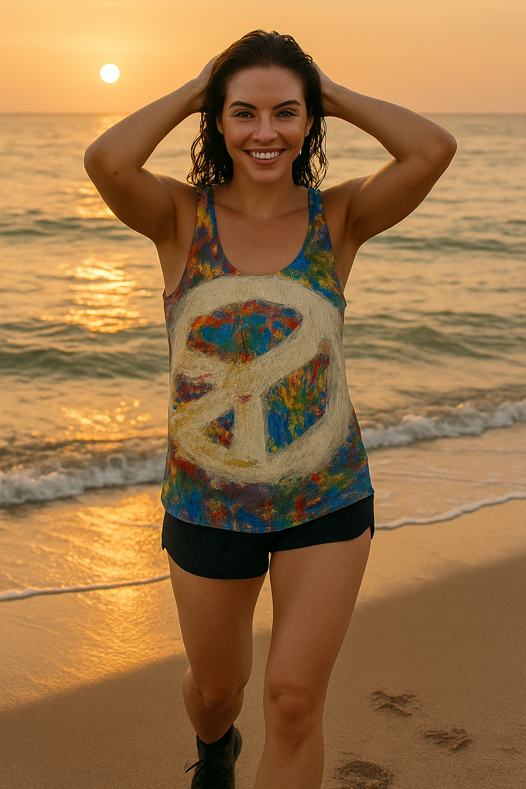 Abstract Unisex Tank Top