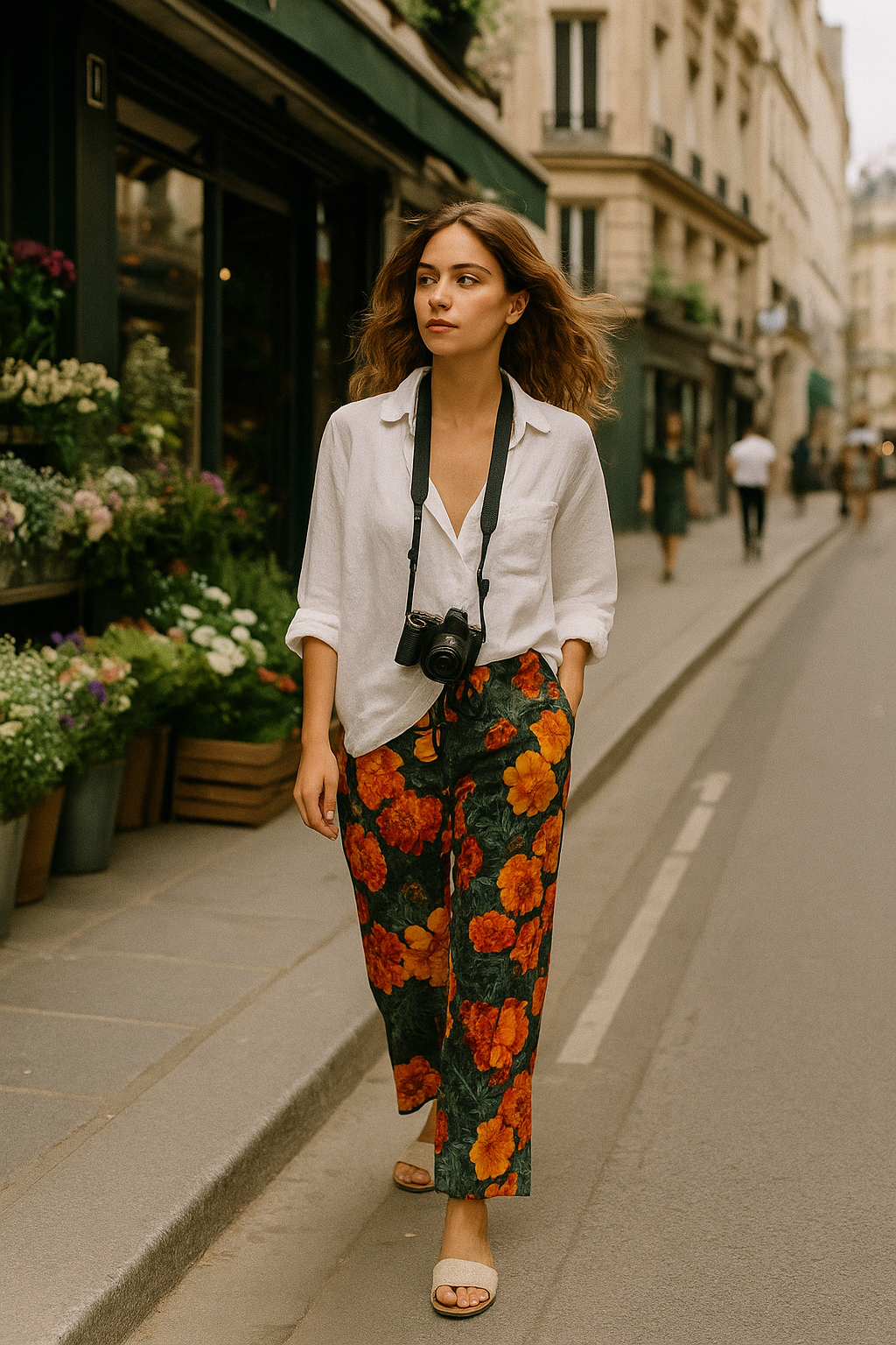 Marigold Muse Women's Pajama Pants (AOP)