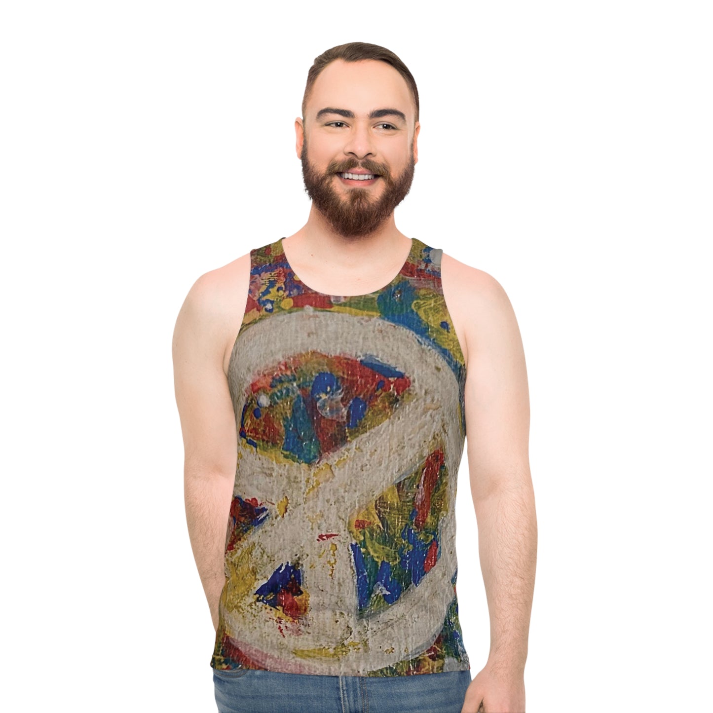 Abstract Unisex Tank Top