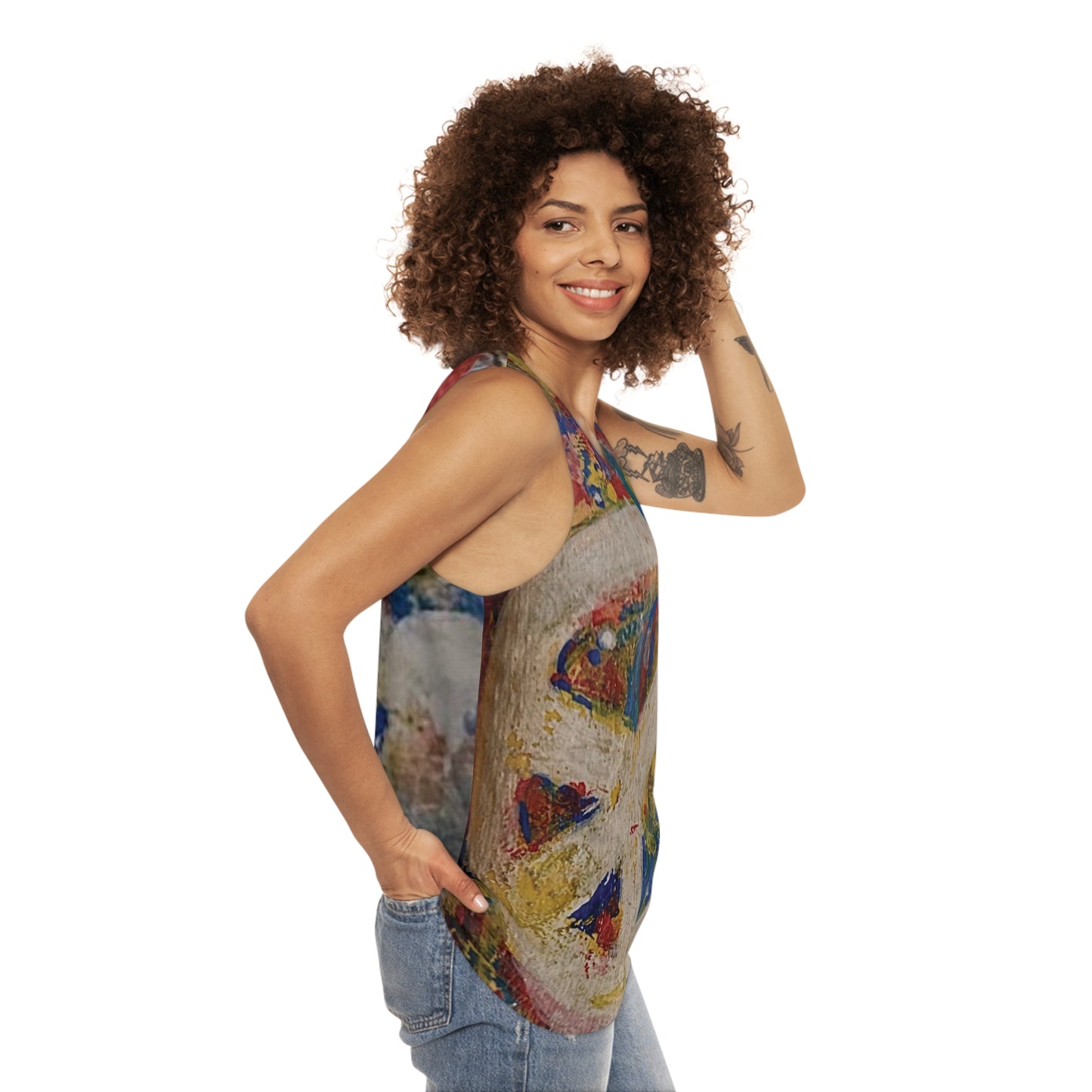 Abstract Unisex Tank Top