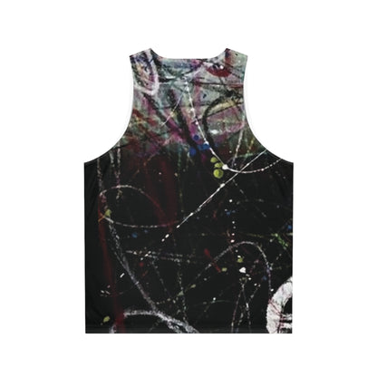 Aa : Peace Symbol Splatter Unisex Tank Top